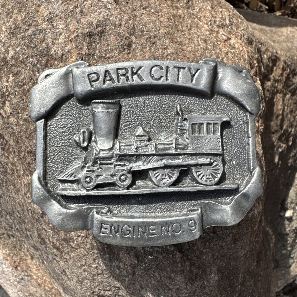 Vintage 1984 Park City Engine No. 9 Belt Buckle Ltd Ed 663/1775 Michael Ricker